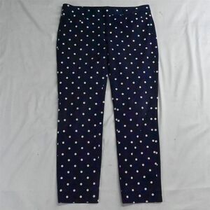 Banana Republic 6 Blue Dot Sloan Mid Rise Skinny Ankle‎ Womens Dress Pants